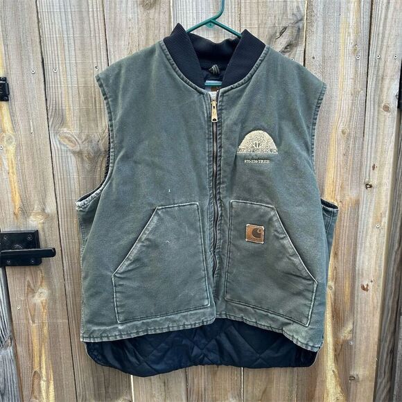 Carhartt Other - Carhartt Men's Vintage Canvas Quilted Work Vest Size 2X